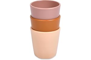 Tiny Twinkle kinderteller Baby Teller 3er-Pack BPA-freie Tassen, Teller und Schüsseln Sets für Kinder und Kleinkinder - Polypropylen Kunststoff-Geschirr-Set