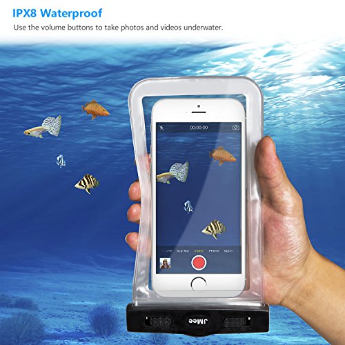 Custodia impermeabile universale, durevole impermeabile, Touch Responsive finestre trasparenti, sistema di chiusura ermetica per Phone, barca/escursionismo/nuoto/immersione