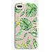 Price comparison product image iPhone 8 Plus Case,iPhone 7 Plus Case,Girls Aloha Summer Bahama Leaf Nature Pattern Tropical Plant Palm Bahama Leaves Summer Hawaii Case for Women Clear Soft Case for iPhone 7 Plus(iPhone 8 Plus)