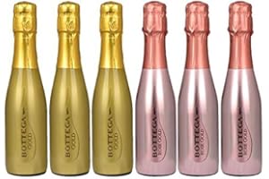 Bottega Sparkling Wine Rose & Gold 6x20cl