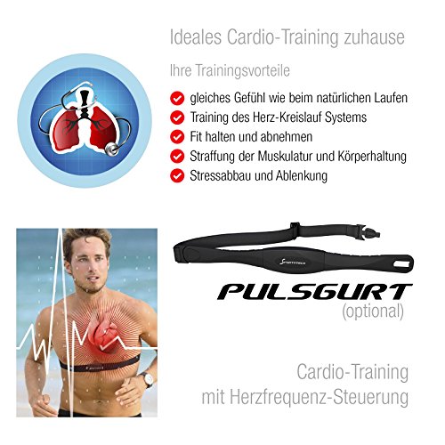 Sportstech F48 Profi Laufband mit 10,1 Zoll Android WiFi 7.75 PS 20 km/h mit Tablethalterung – klappbar - 8
