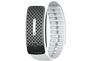 Kexpery Pulsera Repelente de Mosquitos ultrasónica, 3 Modos, Pulsera para niños y Adultos, Resistente al Agua, Recargable para Acampar, Pescar, Deportes al Aire Libre (Blanco)