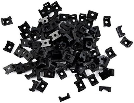 ReachTop 4.5mm Width Cable Tie Base Saddle Type Mount Wire Holder 100Pcs