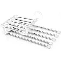 YUNLILI متين Multifunctional 5 in 1 magic pants rack shelf ...