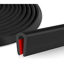 Profilo Protezione Bordi In Gomma EPDM 3x6m - A Forma Di U Con Adesivo Per Auto E Porte - Foto 7