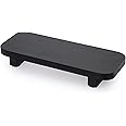 TOLIDA Wooden Display Stand Tray - Rustic Wood Riser Storage Tray for Home, Kitchen, Bathroom, Wood Decorative Pedestal, Wood Home Decor, Black