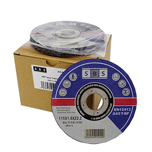 100 Stück INOX Trennscheiben 115 x 1,0 mm für Trenn- oder Winkelschleifer - 2