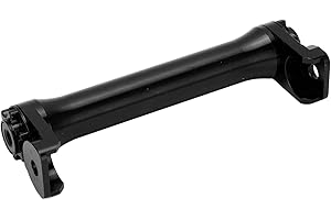 ALOMEJOR Folding Bike Extension Bar Telescopic Extension Rod 124mm Aluminum Alloy Easy Wheels Extension Bar for Brompton 3sixty Folding Bike