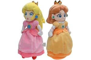 HANBO Super Star Collection - Peluche della Principessa Rosalina e Margherita, 26 cm, colore: rosa e giallo