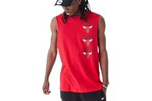 New Era - Maglietta NBA Chicago Bulls Sleeveless