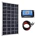Produktbild 100 Watt Solarpanel + 20 A LCD Display PWM Laderegler + 50 Füße Solar Kabel Adapter + Z Montagehalterung für netzferne RV Boot Kit