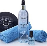 Este kit contiene todo lo que necesitas. Paños de limpieza de microfibra grandes y suaves y un spray limpiador de discos de vinilo avanzado eliminan suavemente el polvo y la mugre de los registros de vinilo más sucios. Un soporte para secar tus registros después de la limpieza y el líquido de limpieza Stylus que incluye un cepillo stylus.
