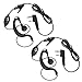 Price comparison product image Neoteck 2 PCS Walkie Talkie Headphones Two Way Radio Earpiece Headset with Microphone For BF-888S UV-5R and Other Radio Devices with 2-Pin Mic Connector