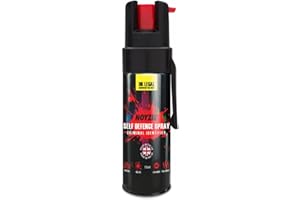 Self Defence Spray NOYZIE UK Legal Pepper Spray Alternative for Men & Women with UV Marking & Handy Clip - Criminal Identifier Spray for Personal Protection 15ml