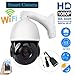 Produktbild IP Kamera Outdoor Indoor-Überwachung HD 1080P,2MP H.265 PTZ IP-Sicherheitskuppel Wifi-Kamera mit 30-fachem optischem Zoom, Schwenk- / Neigefunktion und wasserdichtem IR-Cut-Nachtsichtgerät (Weiß)