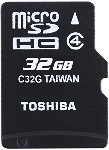 Toshiba HIGH SPEED M102 Micro SDHC 32GB Klasse 4 Speicherkarte (bis zu 4MB/s lesen)