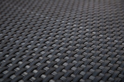 Mayaadi-Home Rattan Balkon und Terrassen-Sichtschutz inkl. Kabelbinder für eine einfache Montage, 100cm breit Anthrazit (Meterware) - 2