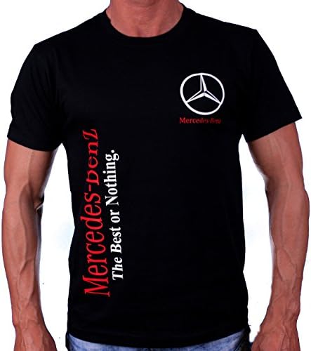 Mercedes T-Shirt "The Best or Nothing" Mercedes-Benz Black All Size (4XL)
