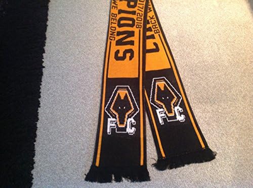 Wolverhampton Wanderers CHAMPIONS SCARF 2017/18 SEASON FREEPOST
