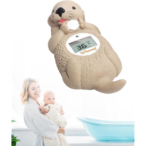 Doli Baby Badethermometer - Schwimmender Seeotter Für Sicheres Baden