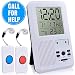 Produktbild CAPMESSO Haus Wireless Mobiler Alarm Notruf Knopf Hausnotruf Panikalarm Funkalarm 500 Meter Reichweite für Krankenschwester Älterer Mann
