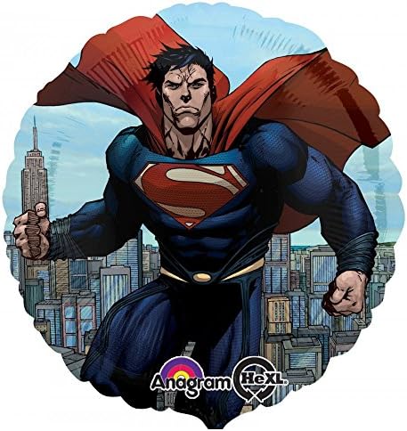 Superman Man Of Steel Balloon 18'' Helium Foil Anagram Balloons
