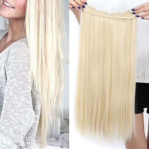 Fashion Long Straight Curly Wavy One Piece 5Clips Clip in Hair Extension Extensions Half Full Head Womens Ladies