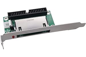 WANGCL CF Card Adapter CF to IDE Converter 40 Pins IDE 8.9 cm Male Adapter with PCI Bracket