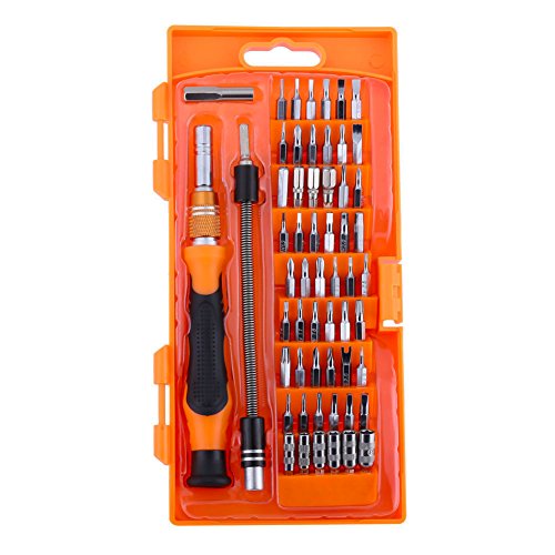 GHB 58 in 1 Schraubendreher Set Werkzeugset Schraubenzieher mit 54 Bits und Werkzeugkoffer für Handy Tablet PC Macbook Uhr usw