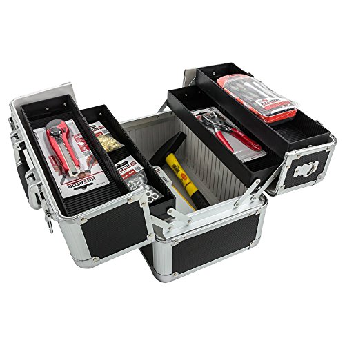 Aluminium-Multikoffer Etagenkoffer Schwarz – 201502 - 6