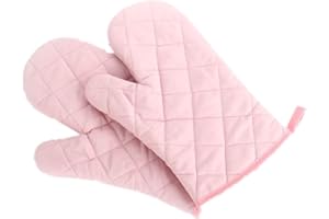 Voarge Ofenhandschuhe, Hitzebeständig Ofenhandschuhe Verdickte Hitzeresistente Topfhandschuhe Topflappen Backhandschuhe, 1 Pa