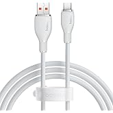 Baseus Pudding Hızlı Şarj &Ouml;zellikli Type-C Kablo 100W, 1.2 Metre, Beyaz