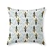 Produktbild Juzijiang Honey Bee Pillow Cover,Throw Pillow Case Home Decor Cushion Cover Polyester Fabric18X18 inch