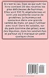 Image de Recettes de hummus végétaliennes : les 20 plus délicieuses recettes de hummus faciles et rapides