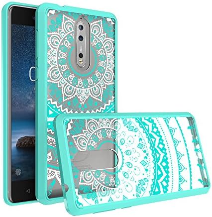 Xiu7 Clear Case for Nokia 8, ultra-slim and lightweight design-Green