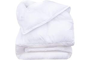 PERLARARA Piumino Invernale Vera Piuma d'oca Vergine, Piumone Letto Matrimoniale Maxi 250x215 cm Caldo 4 punti su 5, Helsinki 670 Buon Filling Power