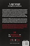 Image de Lagrange. La elegancia matemática (La matemática en sus personajes)