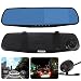 Produktbild Voberry Dash Cam, Auto Dash Kamera Dual Cam Fahrzeug vorne hinten DVR Objektiv Recorder HD Video 1080p