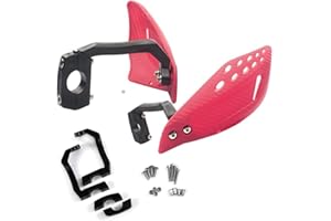 APEBAZY Paramani universali di ricambio con barra a spazzola, per moto da corsa, da cross, enduro, ATV, fuoristrada, 22 mm