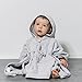 Produktbild Mabyen Baby Poncho - Babybademantel Kapuzenbademantel Badehandtuch 100% Baumwolle Bekannt Aus"Die Höhle Der Löwen" (Hellgrau)