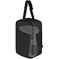 Beautyflier Travel Steam Iron Bag for Conair Handheld Garment Steamer, Portable Handheld Design Steamer Carrying Case Holder Iron Case Organizer with Hanging Buckle Strap, Bag Only (Black)