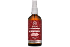 ‎AROMATIKA TRUST THE POWER OF NATURE Weihnachtliches Aromaspray 100 ml - Frisches Aromaspray mit ätherischem Tannenöl und Zimtöl - Weihnachtsduft - Spray zur Lufterfrischung - Natürlicher Raumduft - Aromatherapie Raumspray - Kissenspray