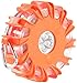 Produktbild VisorTech Warnblinkleuchte Auto: Notfall-Warnblinkleuchte, SOS-Signal, 10 Leuchtprogr. Orange (LED Magnet Warnleuchte)