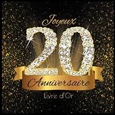 T-Shirt Humoristique Livre D'Or 20ème Anniversaire - Cadeau Idéal Pour Fête Des 20 Ans Homme Ou Femme