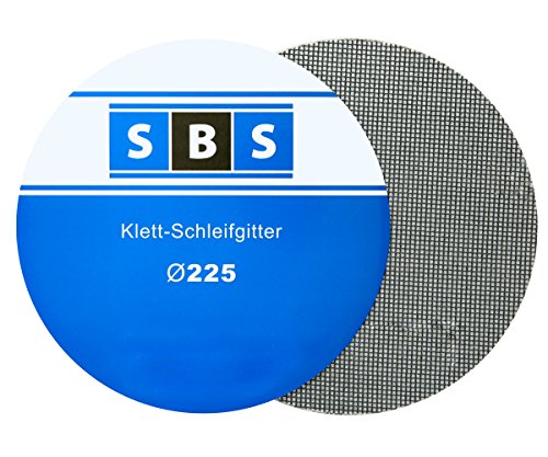 SBS Klett-Schleifgitter für Langhalsschleifer Ø225 mm Korn wählbar 25 Stück – Korn 120 - 5