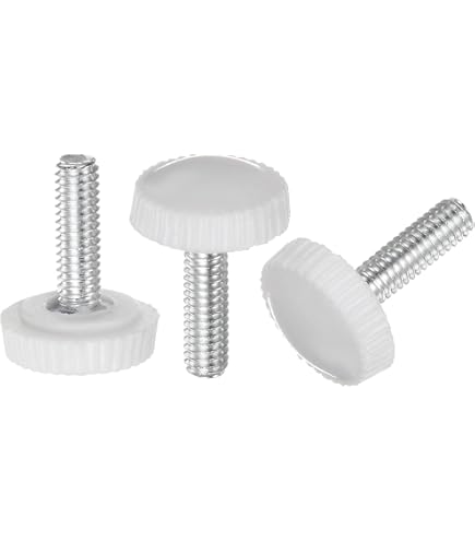 20 Pezzi Manopole A T In Plastica Nera Con Vite M6x50 Mm - Per Serraggio Manuale, Torni, Macchine Utensili
