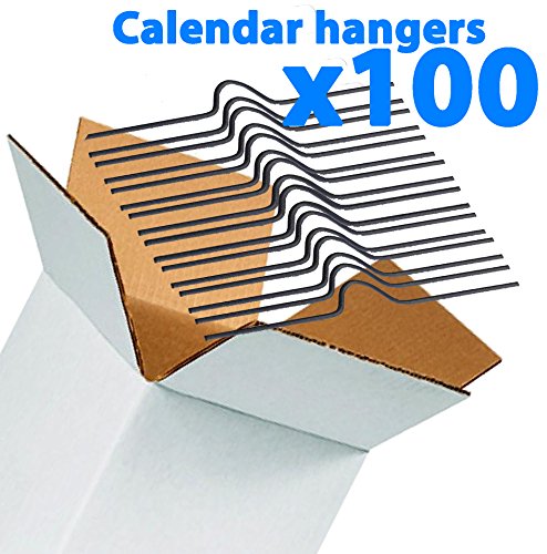 Download 100 x 200mm Black Calendar wire hangers Download 100 x 200mm Black Calendar wire hangers