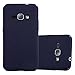 Produktbild Cadorabo Hülle für Samsung Galaxy J1 2016 (6) - Hülle in Frosty BLAU – Hardcase Handyhülle im matten Frosty Design - Schutzhülle Bumper Back Case Cover