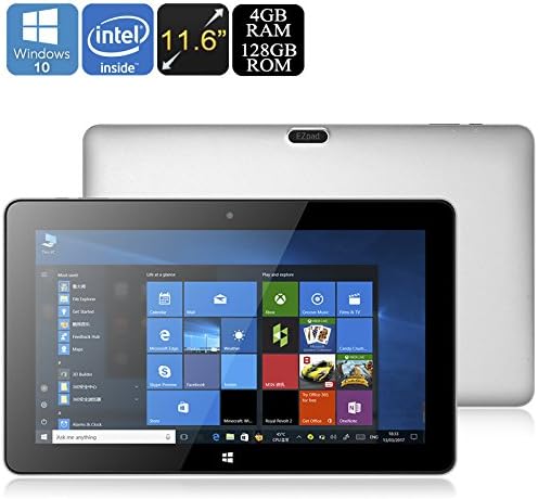 Adtrad Jumper EZpad 6 Pro 128GB Tablet PC - Intel Apollo Lake Quad Core, 6 GB RAM, 11.6 Inches Screen, and Intel Graphics Card