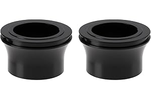 Briny River 1 Pair CNC Front Wheel Hub Spacers Aluminum Compatible with Sur-Ron Light Bee X LBX E-Bike, Black